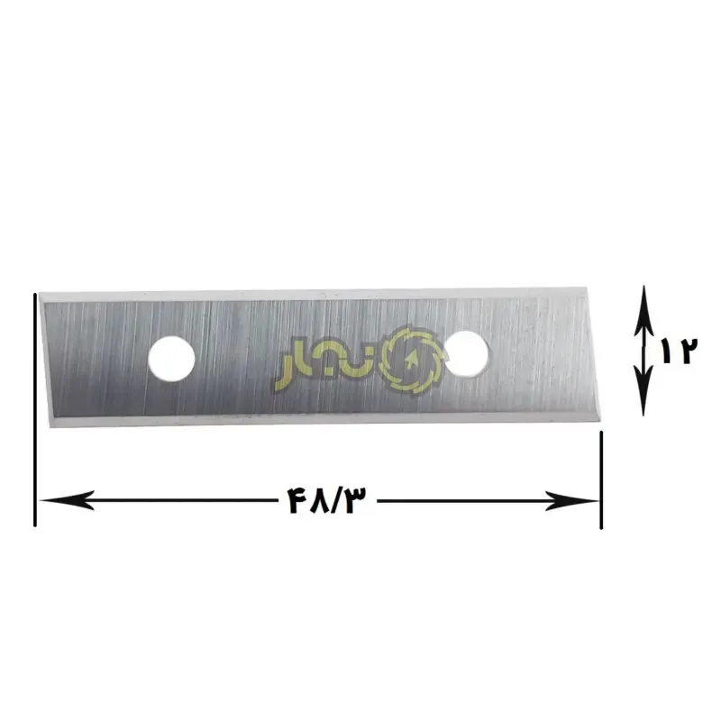 تیغچه چهار لب تیز 1/5*12*48/3 کد 4831215