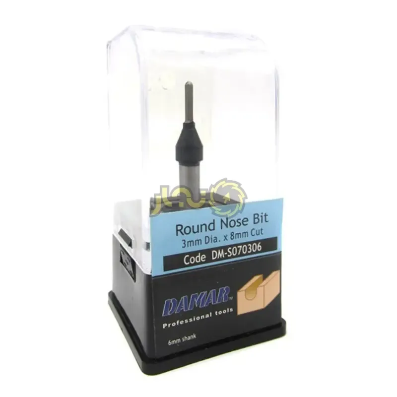 تیغ انگشتی قطر 3 کارگیر 8 دامار DM-S070306