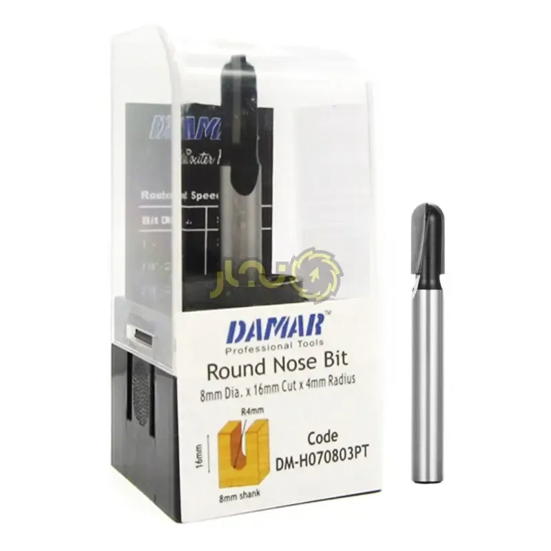 تیغ انگشتی قطر 8 کارگیر 16 دامار DM-H070803PT