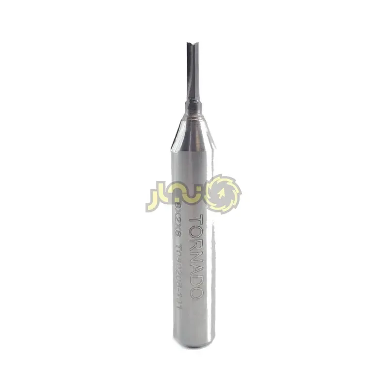 تیغ شیارزن کارباید 2 میل کارگیر 8 تورنادو T080208-101