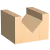 خرید تیغ وی شکل