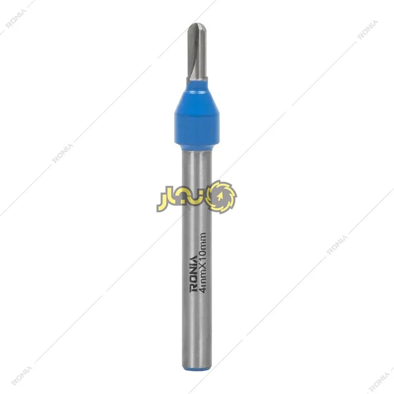 تیغ شیارزن انگشتی قطر 4 کارگیر 10 رونیا مدل 04010006-02