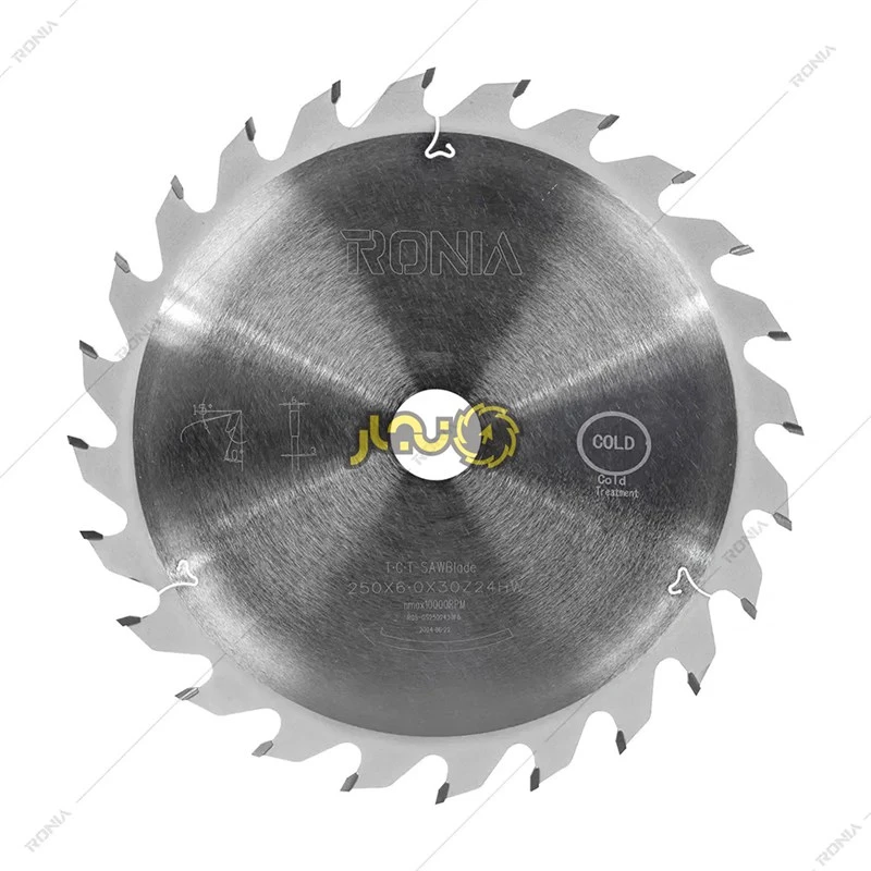 تیغ اره شیارزن 24 دندانه قطر 250 رونیا مدل RGS-GS2502430F6