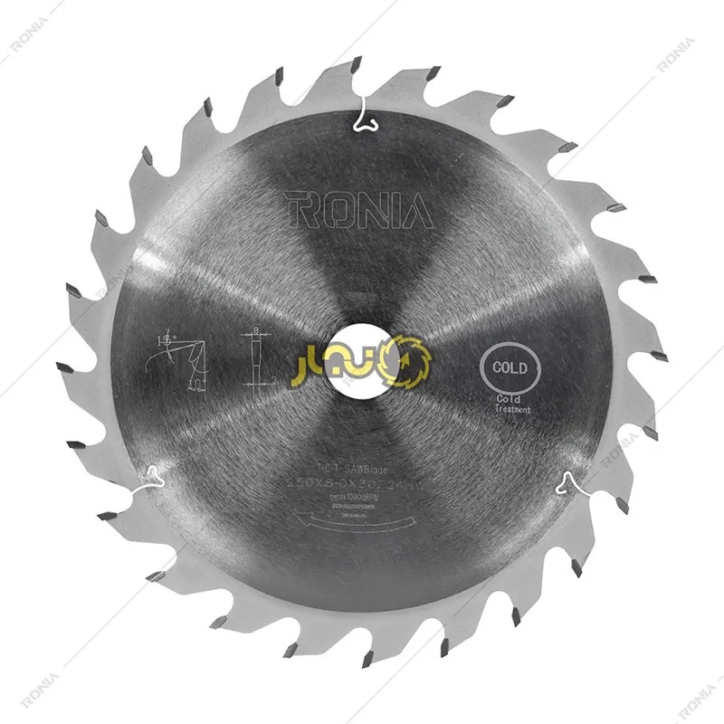 تیغ اره شیارزن 24 دندانه قطر 250 رونیا مدل RGS-GS2502430F8