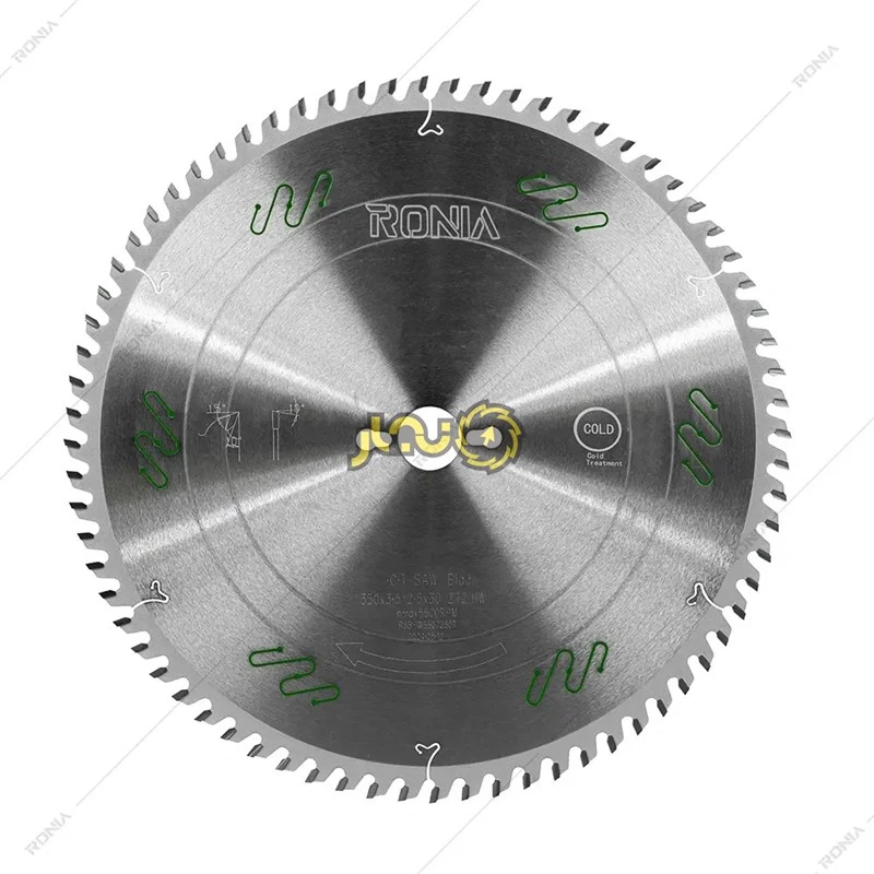 تیغ اره چوب بر 72 دندانه قطر 350 رونیا مدل RSB-IW3507230T