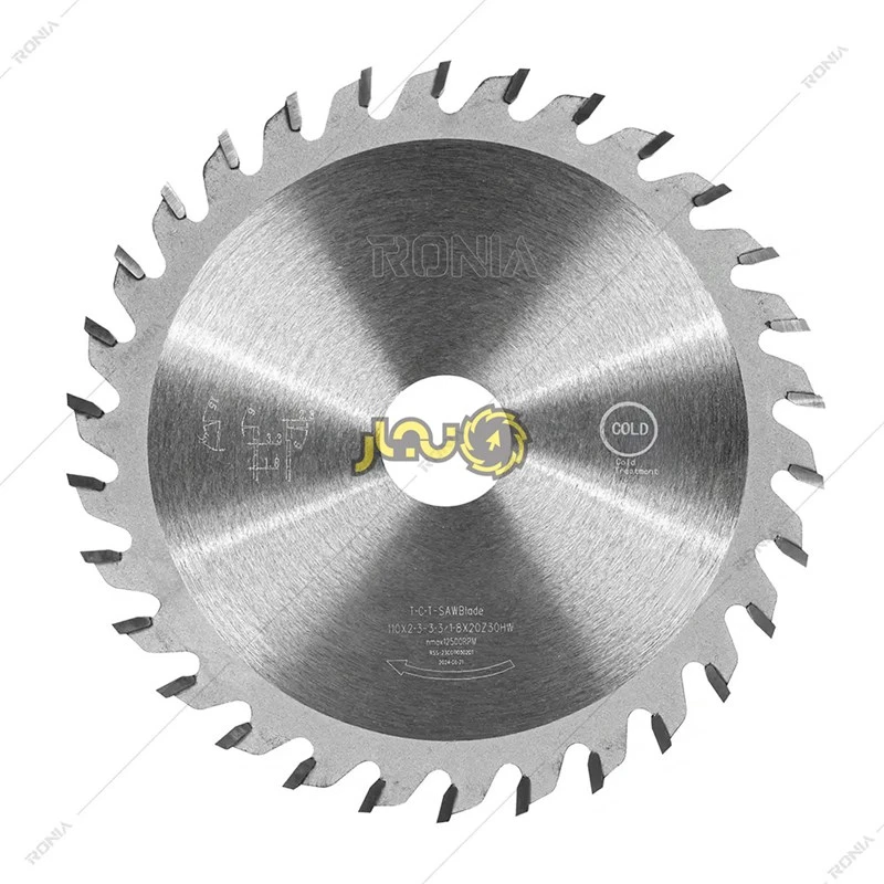 تیغ اره خط زن 30 دندانه قطر 110 رونیا مدل RSS-23CO1103020T